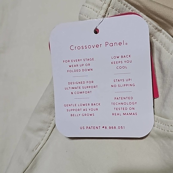 Isabel Maternity Cream Jeans Size 16 NWT - Picture 4 of 6